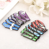 60Pcs Spooky Halloween Coffin Charms for Earring Necklace DIY Making