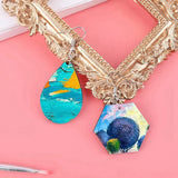 60Pcs Sublimation Blank Earrings, DIY Heat Transfer Earrings