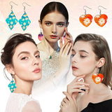 60Pcs Sublimation Blank Earrings, DIY Heat Transfer Earrings