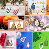 60Pcs Sublimation Blank Earrings for DIY Jewelry Making