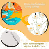 60Pcs Sublimation Blank Teardrop Earring Pendant Unfinished Wood Earring