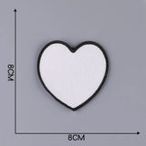 60Pcs Sublimation Blanks Patches Iron-on Patch Repair Patches DIY Supplies