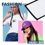 60Pcs Sublimation Blanks Patches Iron-on Patch Repair Patches DIY Supplies