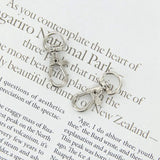 60Pcs Swivel Carabiners Keychain Silver