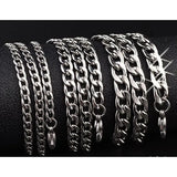 60cm Stainless Steel Curb Chain for Men or Women