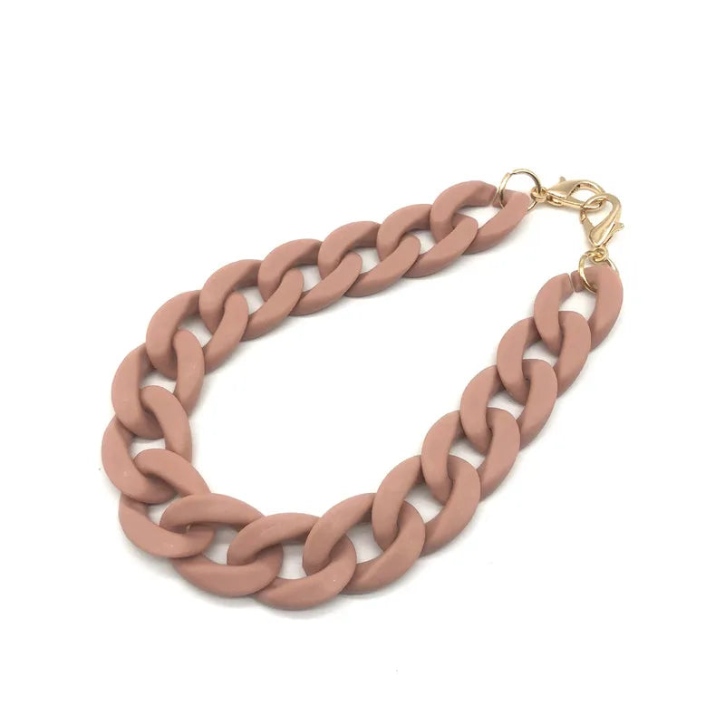 Colorful Resin Chain Acrylic Replacement Strap for Handbag