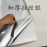 4m Self-Adhesive Silver Strip Sticker