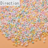 60g High-quality Macaron 3mm Paint Rice Beads DIY Jewelry