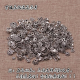 60g Tibetan Silver Metal Beads Mix Size Spacer Bead Caps Charms DIY Jewelry