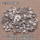60g Tibetan Silver Metal Beads Mix Size Spacer Bead Caps Charms DIY Jewelry