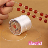 0.7mm Crystal Beading Stretch Cord 60m/Roll