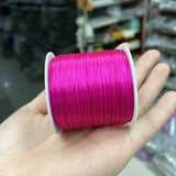 60m Elastic Crystal Beading Cords 0.6mm for Jewelry Making