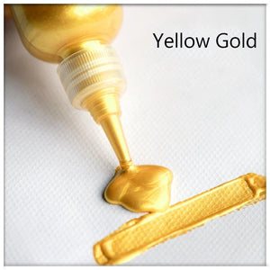 60ml Metallic Silver Copper Acrylic Paint for Epoxy Resin Jewelry DIY