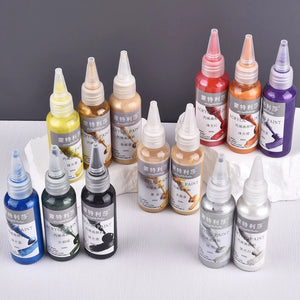 60ml Silver Acrylic Paint Resin Pigments for DIY Epoxy Mold Jewelry
