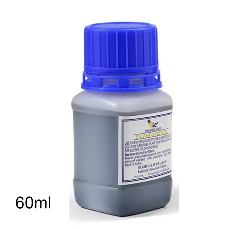 60ml Silver Oxidizer Liquid Jewelry Silver Blacken Oxidize Blackening Agent