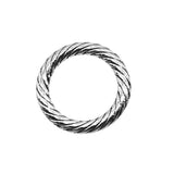 60pcs 24x24mm Ring Pendant Charms Antique Silver Zinc Alloy Jewelry Findings