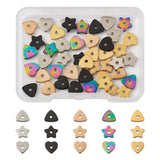 60pcs 304 Stainless Steel Spacer Beads for DIY Jewelry Making