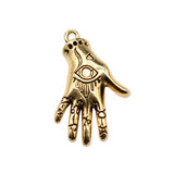 60pcs Mysterious Eye Palm Charms DIY Jewelry Findings
