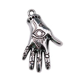 60pcs Mysterious Eye Palm Charms DIY Jewelry Findings