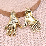 60pcs Mysterious Eye Palm Charms DIY Jewelry Findings