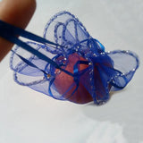 60pcs Round Organza Bag Drawstring Pouch Wedding Birthday Christmas Candy Bag