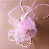 60pcs Round Organza Bag Drawstring Pouch Wedding Birthday Christmas Candy Bag
