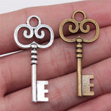 60pcs Antique Key Charm Findings DIY