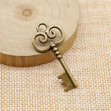 60pcs Antique Key Charm Findings DIY