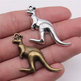 60pcs Kangaroo Australia Pendant 47x31mm Charm Jewelry Making