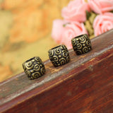 60pcs Large Hole Round Charms Beads for European Bracelet Making