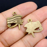 60pcs Bronze Eye of Horus Charms Pendant 20x18mm