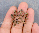 60pcs Antique Bronze Life Tree Charms Pendant 32x30mm
