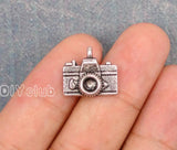 60pcs Tibetan Silver Camera Charms Pendant for Jewelry Making