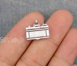 60pcs Tibetan Silver Camera Charms Pendant for Jewelry Making