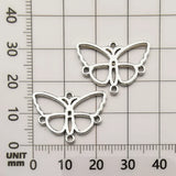 60pcs Tibetan Silver Chandelier Earring Charms for Jewelry Making