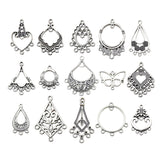 60pcs Tibetan Silver Chandelier Earring Charms for Jewelry Making