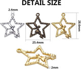 60pcs Fairy Angle Charm Pendants for DIY Earrings Bracelets, 3 Colors