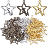 60pcs Fairy Angle Charm Pendants for DIY Earrings Bracelets, 3 Colors