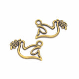 60pcs Vintage Bird Alloy Charms DIY Jewelry Making Accessories