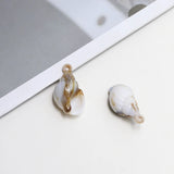 60pcs Holiday Beach Side Small Shell Charm Conch Pendant DIY Jewelry Accessories