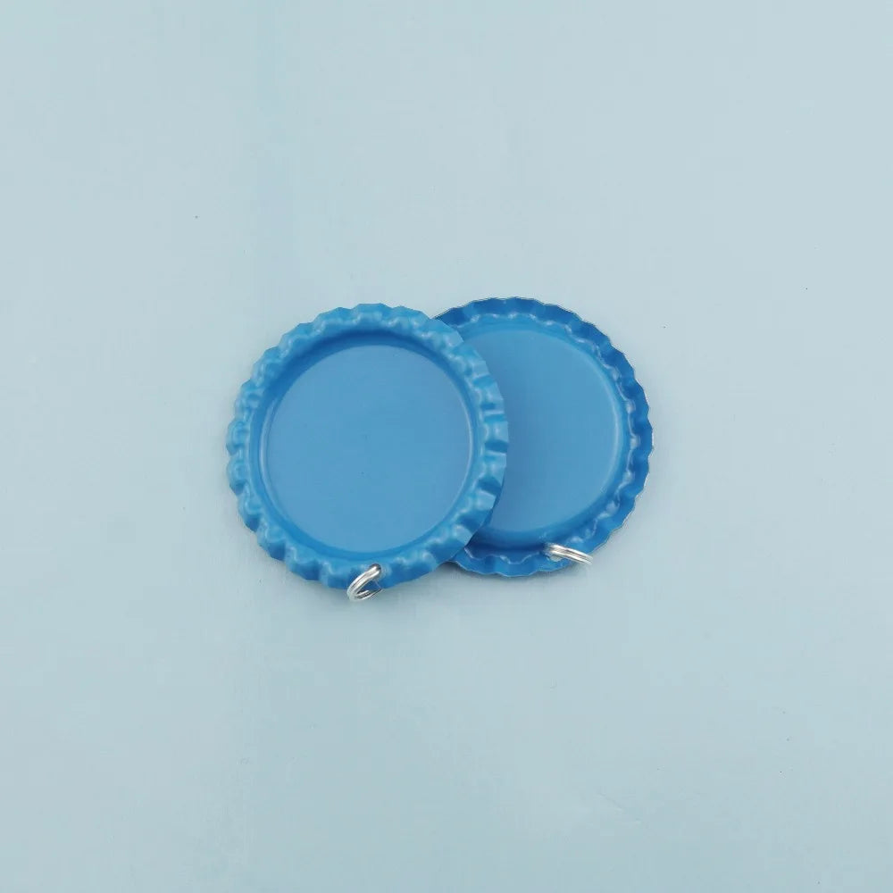 60pcs Mixed 12 Colors Beer Caps with Clear Epoxy