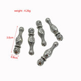 60pcs Muslim Islamic Tower Prayer Beads Rosary Pendant Jewelry DIY