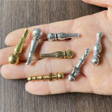 60pcs Muslim Islamic Tower Prayer Beads Rosary Pendant Jewelry DIY