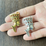 60pcs Hollow 3D Pendant for Jewelry Making DIY Bracelet Necklace
