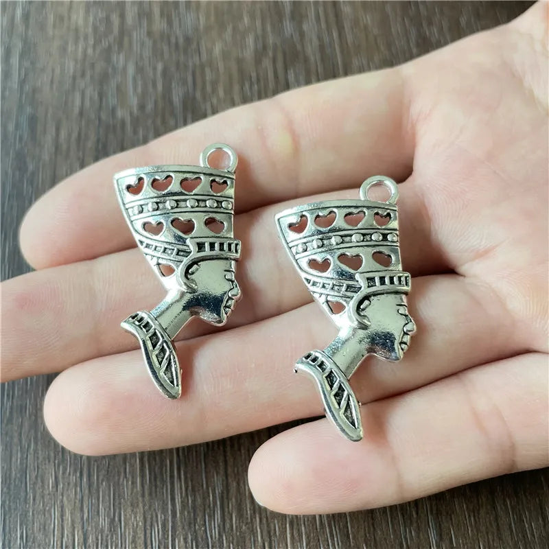 60pcs Hollow 3D Pendant for Jewelry Making DIY Bracelet Necklace