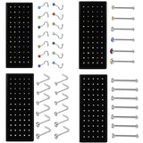 60pcs Labret Stainless Steel Nose Piercing Ring Body Jewelry