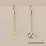 60pcs Stainless Steel Pearl Screw Eye Pin Bail Peg Pendants for Beads Earrings