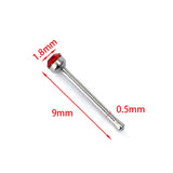 60pcs Stainless Steel Stud Nose Rings Set for Men Women Needles Cartilage Septum