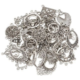 60pcs Tibetan Silver Alloy Chandelier Links Charm for Jewelry Making