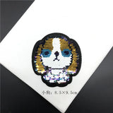 60pcs Reversible Patch Change Sequins Appliques for T-shirt Kids